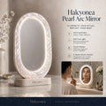 Halcyonea™ Pearl Arc Illuminated Vanity Mirror